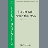 Download or print Elaine Hagenberg As the Rain Hides the Stars Sheet Music Printable PDF -page score for Folk / arranged Choral SKU: 199522.