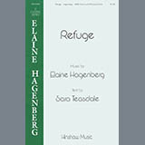 Download or print Elaine Hagenberg Refuge Sheet Music Printable PDF -page score for Concert / arranged SATB Choir SKU: 424497.