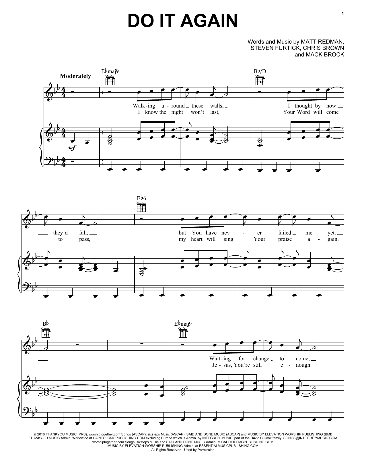Download Elevation Worship Do It Again Sheet Music and learn how to play Flute Solo PDF digital score in minutes