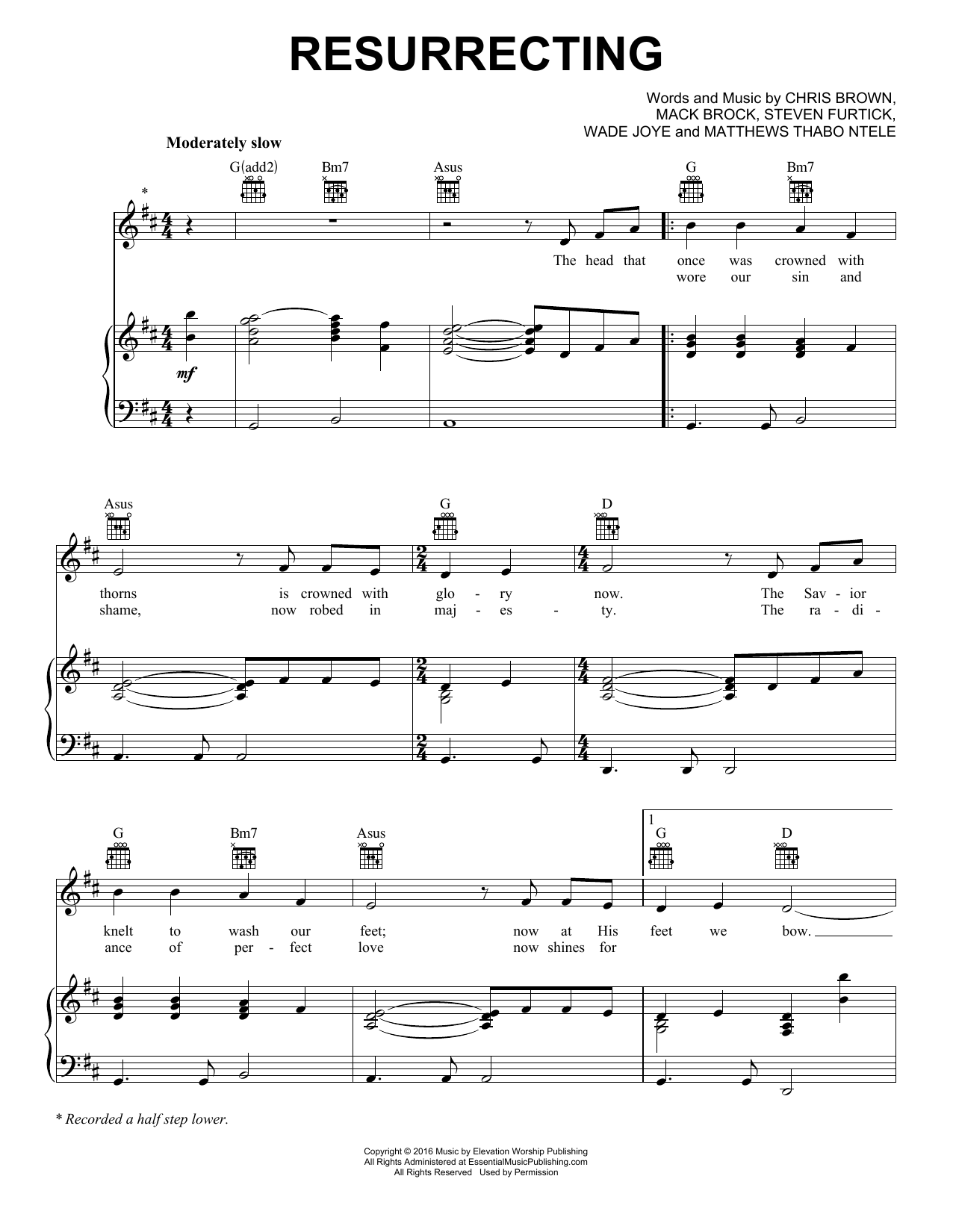 Download Elevation Worship Resurrecting Sheet Music and learn how to play Clarinet Solo PDF digital score in minutes