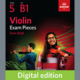 Download or print Elfrida Andrée Romance (Grade 5, B1, from the ABRSM Violin Syllabus from 2024) Sheet Music Printable PDF -page score for Classical / arranged Violin Solo SKU: 1341765.