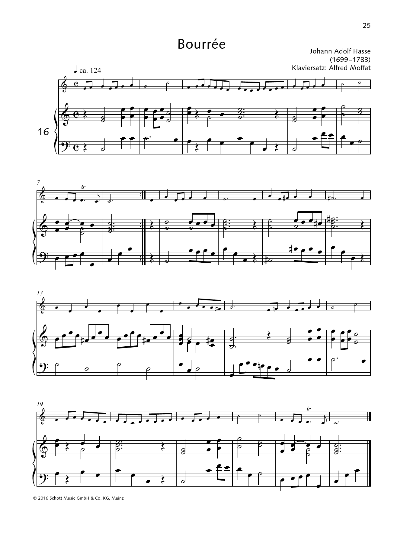 Download Elisabeth Kretschmann Bourree Sheet Music and learn how to play Woodwind Solo PDF digital score in minutes