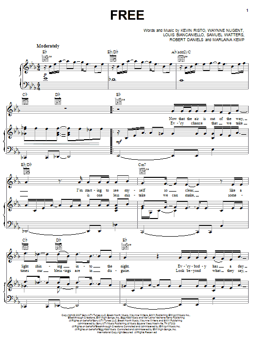 Download Elliott Yamin Free Sheet Music and learn how to play Piano, Vocal & Guitar (Right-Hand Melody) PDF digital score in minutes