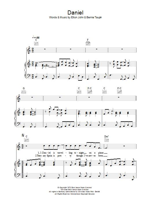 Download Elton John Daniel Sheet Music and learn how to play Ukulele Lyrics & Chords PDF digital score in minutes
