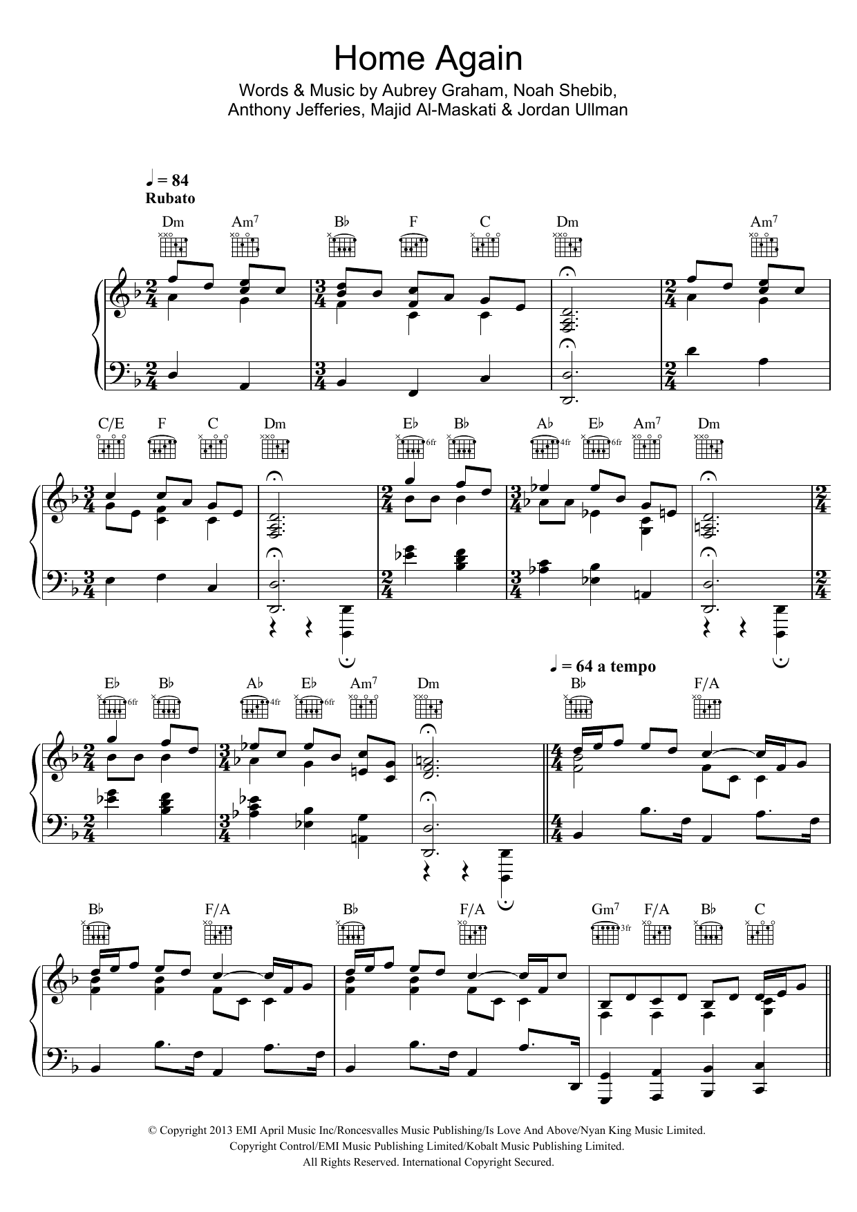 Download Elton John Home Again Sheet Music and learn how to play Really Easy Piano PDF digital score in minutes