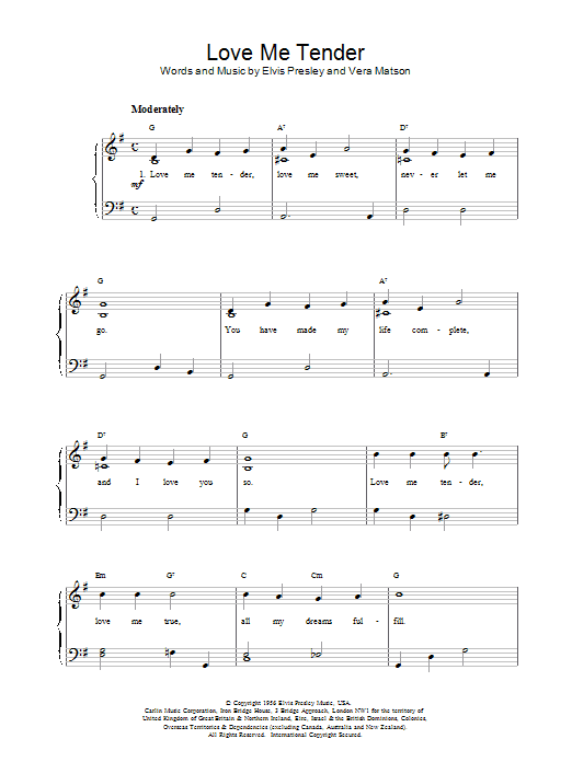 Download Elvis Presley Love Me Tender Sheet Music and learn how to play Viola PDF digital score in minutes
