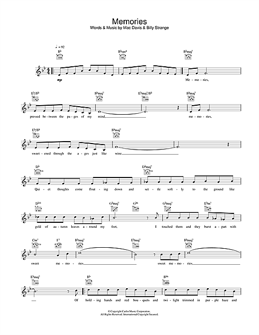 elvis-presley-memories-sheet-music-notes-download-printable-pdf