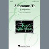 Download or print Emily Crocker Adoramus Te Sheet Music Printable PDF -page score for Concert / arranged SATB Choir SKU: 487057.