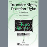 Download or print Emily Crocker December Nights, December Lights Sheet Music Printable PDF -page score for Winter / arranged Unison Choral SKU: 155564.