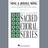 Download or print Emily Crocker Sing A Joyful Song Sheet Music Printable PDF -page score for Concert / arranged Choral SKU: 251609.