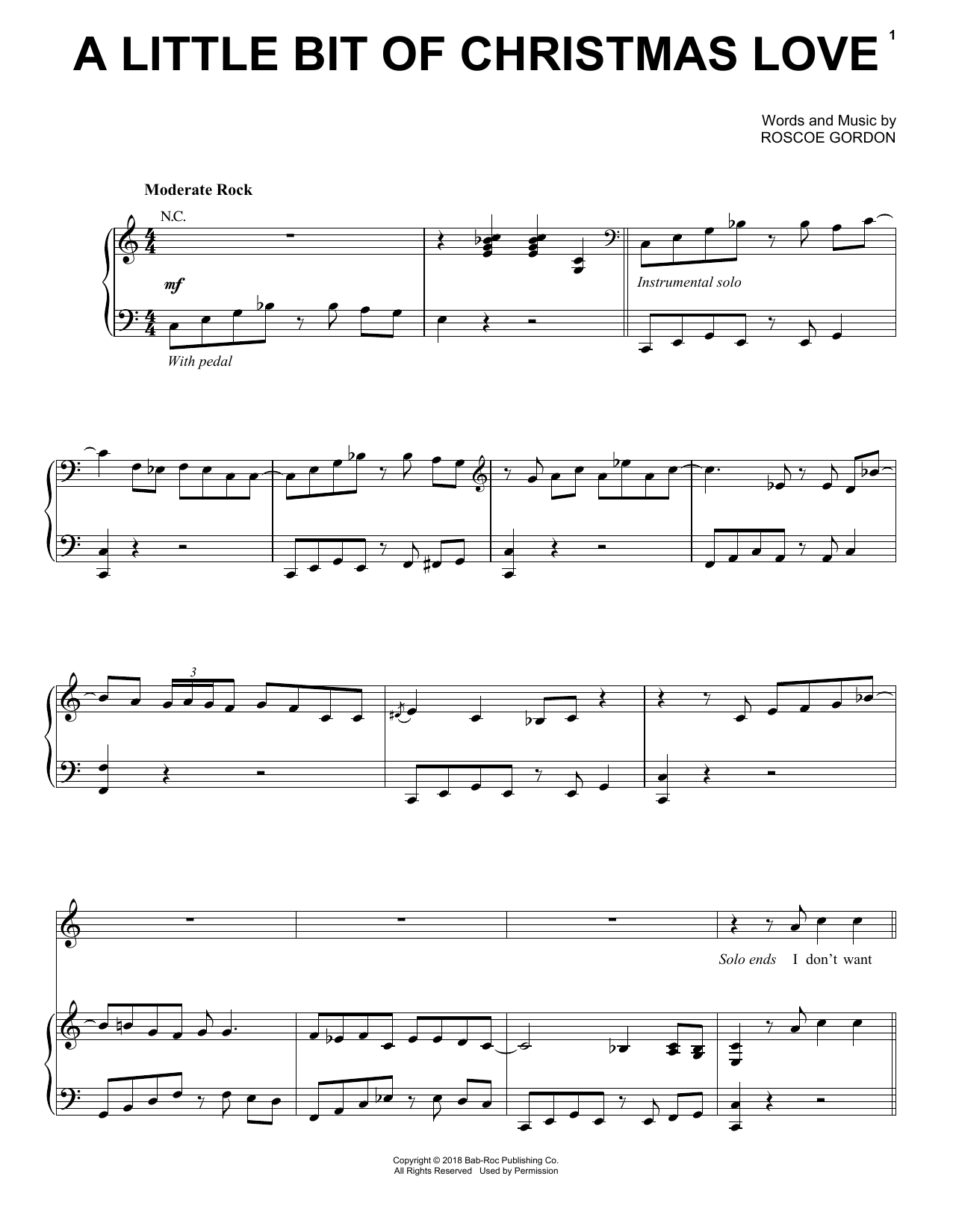 Download Eric Clapton A Little Bit Of Christmas Love Sheet Music and learn how to play Piano, Vocal & Guitar Chords (Right-Hand Melody) PDF digital score in minutes