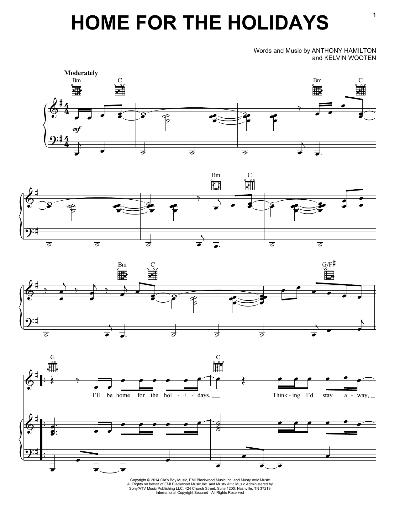 Download Eric Clapton Home For The Holidays Sheet Music and learn how to play Piano, Vocal & Guitar Chords (Right-Hand Melody) PDF digital score in minutes