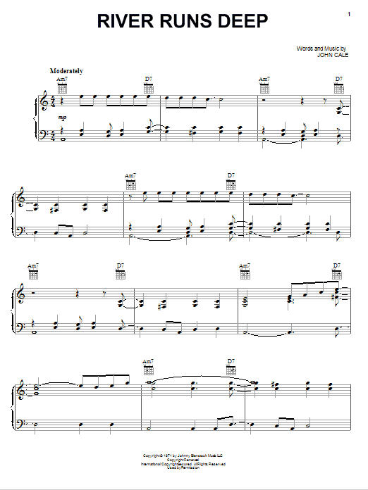 Download Eric Clapton River Runs Deep Sheet Music and learn how to play Piano, Vocal & Guitar (Right-Hand Melody) PDF digital score in minutes