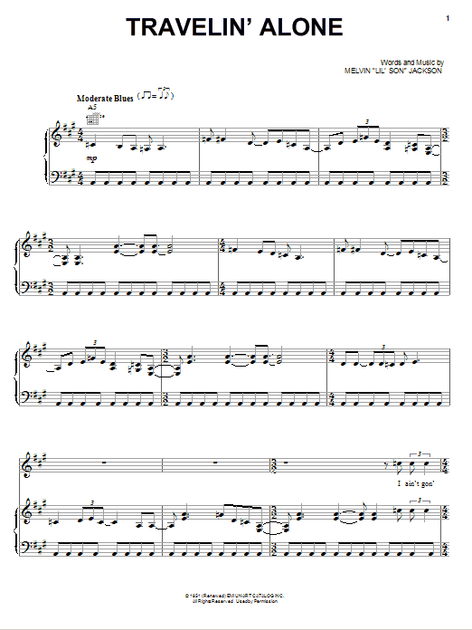 Download Eric Clapton Travelin' Alone Sheet Music and learn how to play Guitar Tab PDF digital score in minutes