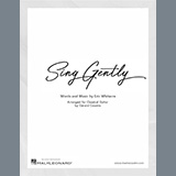 Download or print Eric Whitacre Sing Gently (arr. Gerard Cousins) Sheet Music Printable PDF -page score for Concert / arranged Solo Guitar SKU: 504647.