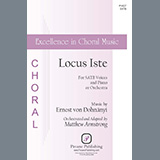 Download or print Ernest von Dohnányi Locus Iste (Blessed God) (Graduale #4, from Opus 3) (adapted by Matthew Armstrong) Sheet Music Printable PDF -page score for Concert / arranged SATB Choir SKU: 441913.