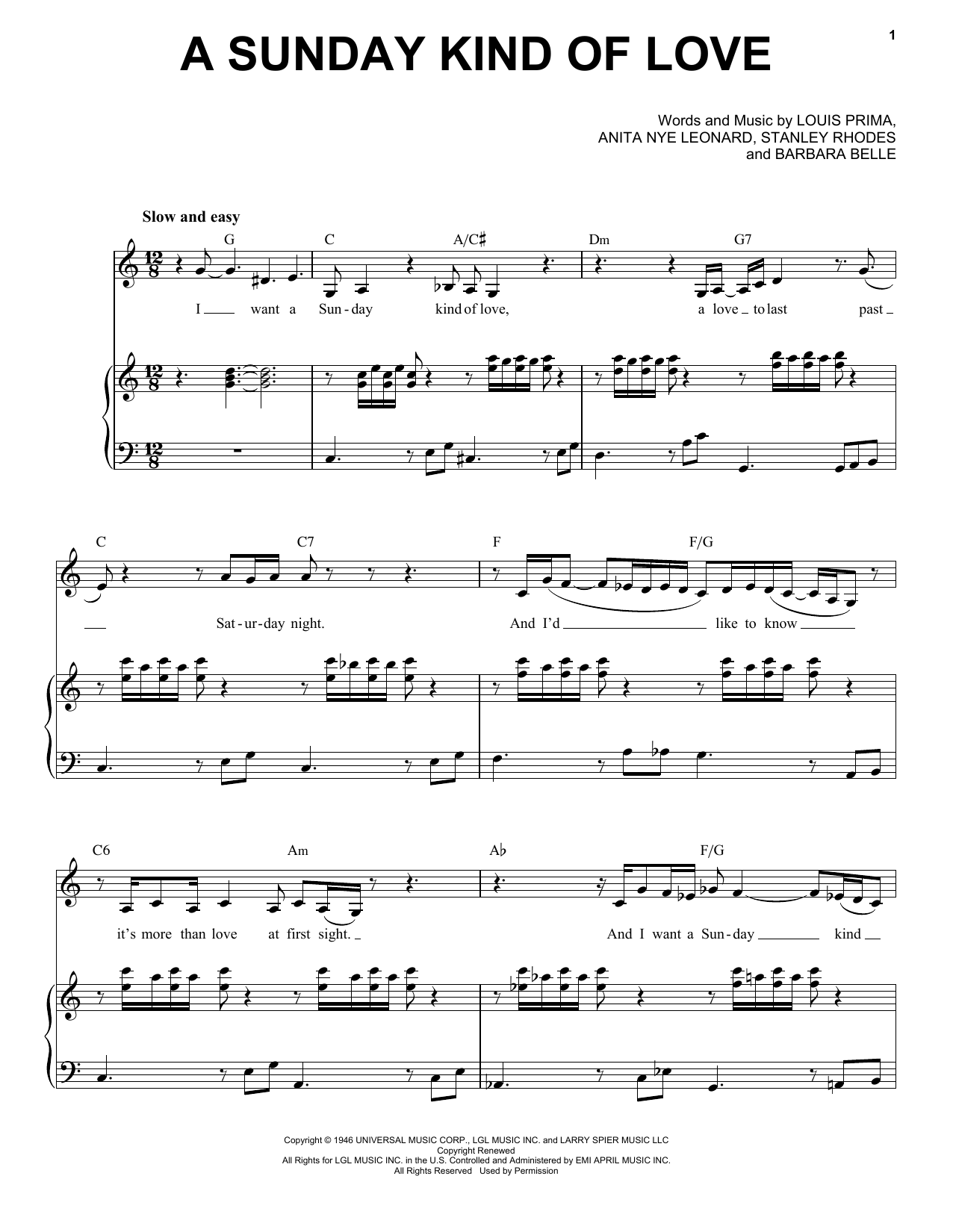 Download Etta James A Sunday Kind Of Love Sheet Music and learn how to play Violin PDF digital score in minutes