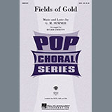 Download or print Eva Cassidy Fields Of Gold (arr. Roger Emerson) Sheet Music Printable PDF -page score for Pop / arranged SATB Choir SKU: 436662.