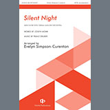 Download or print Evelyn Simpson-Curenton Silent Night Sheet Music Printable PDF -page score for Christmas / arranged SATB Choir SKU: 1395909.