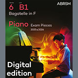 Download or print Fanny Hensel Bagatelle in F (Grade 6, list B1, from the ABRSM Piano Syllabus 2025 & 2026) Sheet Music Printable PDF -page score for Classical / arranged Piano Solo SKU: 1555704.