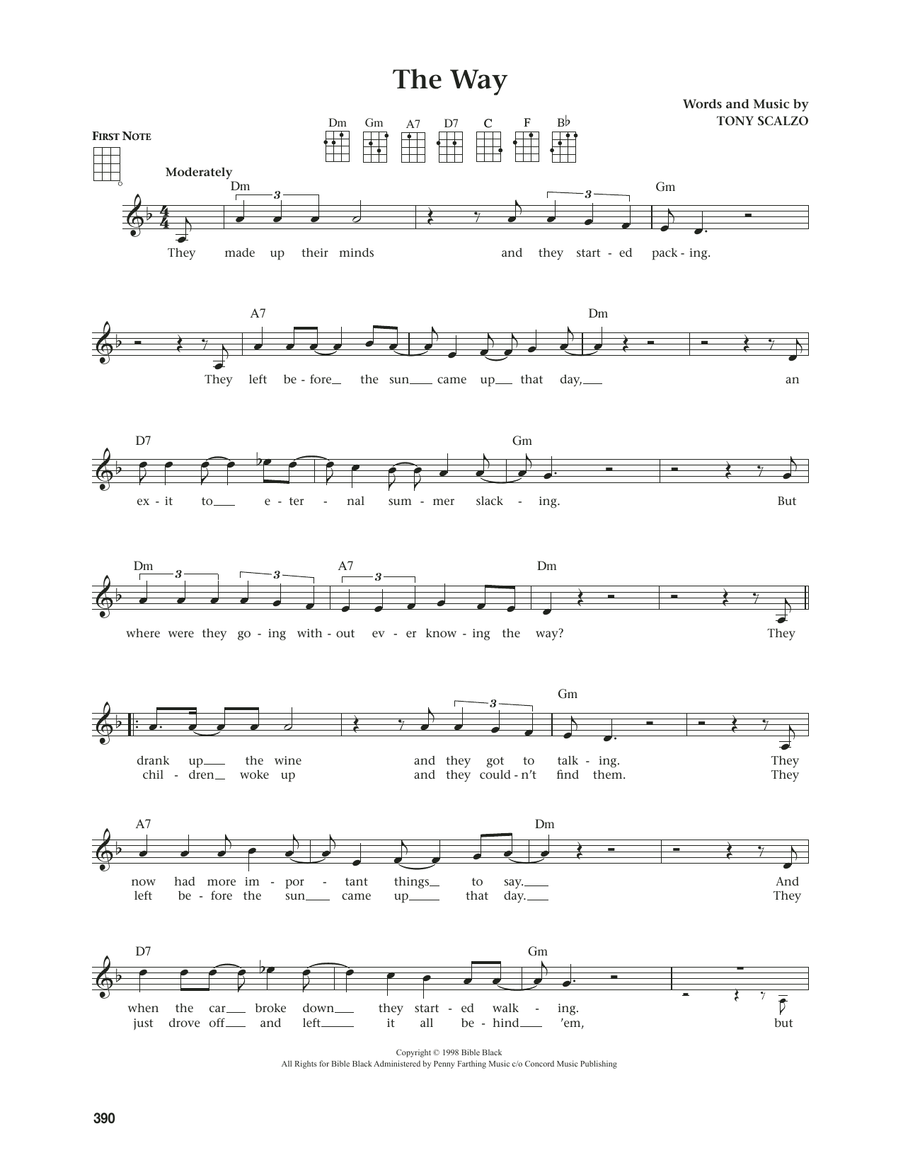 Download Fastball The Way (from The Daily Ukulele) (arr. Jim Beloff) Sheet Music and learn how to play Ukulele PDF digital score in minutes