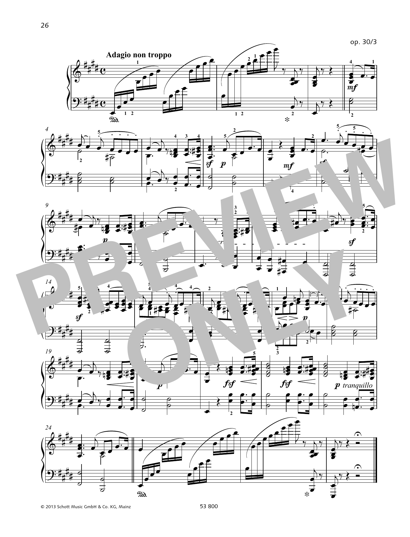 Download Felix Mendelssohn Bartholdy Adagio non troppo Sheet Music and learn how to play Piano Solo PDF digital score in minutes