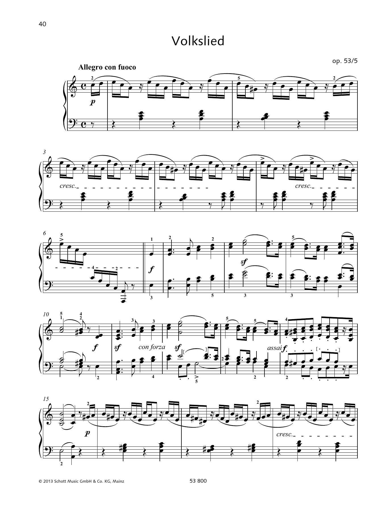 Download Felix Mendelssohn Bartholdy Allegro don fuoco Sheet Music and learn how to play Piano Solo PDF digital score in minutes