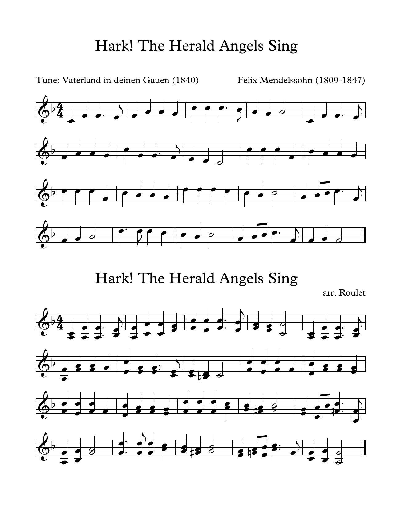 Download Felix Mendelssohn Hark The Harold Angels Sing (arr. Patrick Roulet) Sheet Music and learn how to play Marimba Solo PDF digital score in minutes