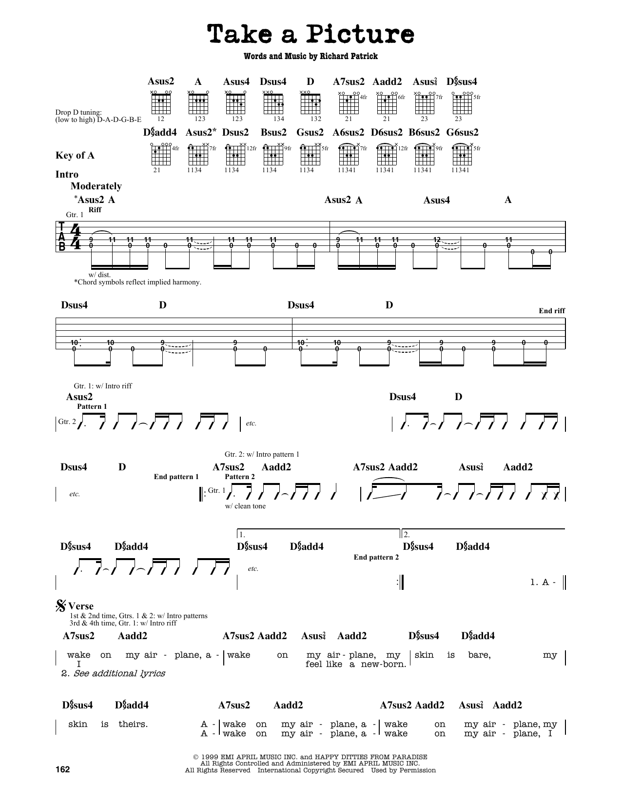 Download Filter Take A Picture Sheet Music and learn how to play Guitar Lead Sheet PDF digital score in minutes