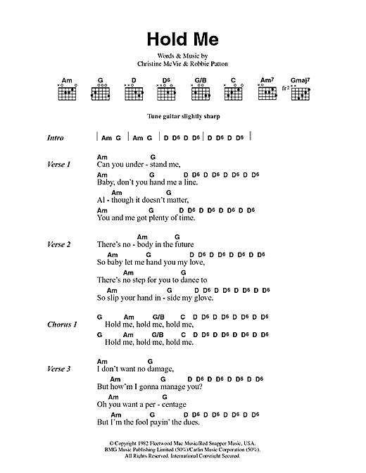 Download Fleetwood Mac Sheet Music and learn how to play Piano, Vocal & Guitar Chords (Right-Hand Melody) PDF score in minutes