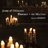 Download or print Florence And The Machine Jenny Of Oldstones (from Game of Thrones) Sheet Music Printable PDF -page score for Film/TV / arranged Piano, Vocal & Guitar Chords (Right-Hand Melody) SKU: 413008.
