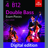 Download or print Florence Anna Maunders Siciliano (Grade 4, B12, from the ABRSM Double Bass Syllabus from 2024) Sheet Music Printable PDF -page score for Classical / arranged String Bass Solo SKU: 1414991.