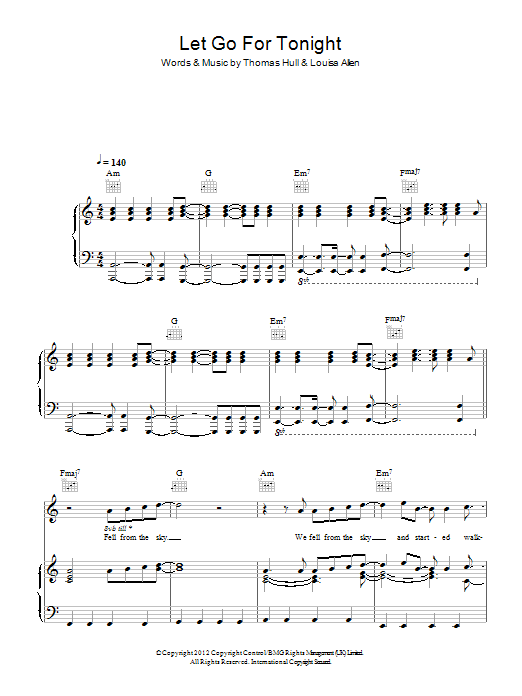 Download Foxes Let Go For Tonight Sheet Music and learn how to play Alto Saxophone PDF digital score in minutes