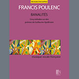 Download or print Francis Poulenc Banalités Sheet Music Printable PDF -page score for 20th Century / arranged Piano & Vocal SKU: 1414164.