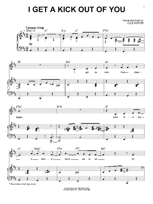 Download Frank Sinatra I Get A Kick Out Of You Sheet Music and learn how to play Ukulele PDF digital score in minutes