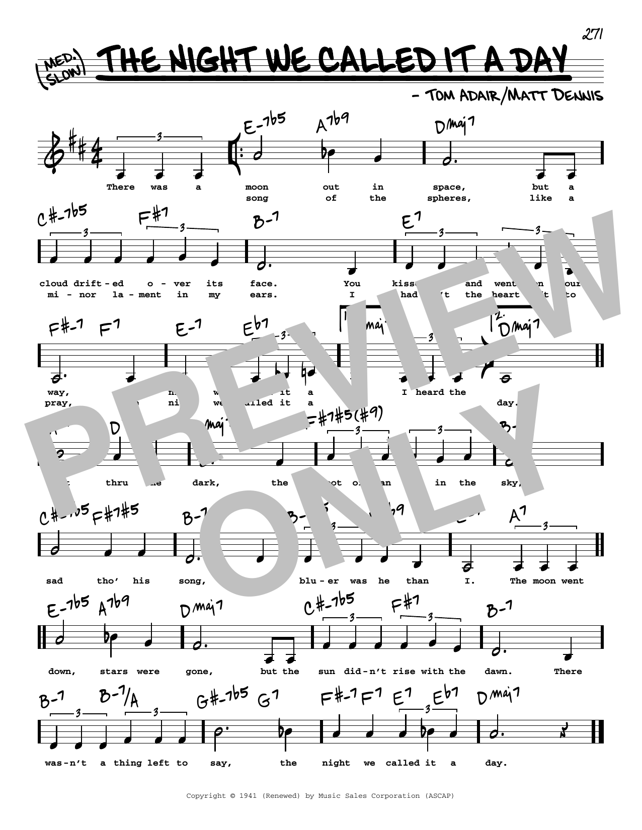 Download Frank Sinatra The Night We Called It A Day (Low Voice) Sheet Music and learn how to play Real Book – Melody, Lyrics & Chords PDF digital score in minutes