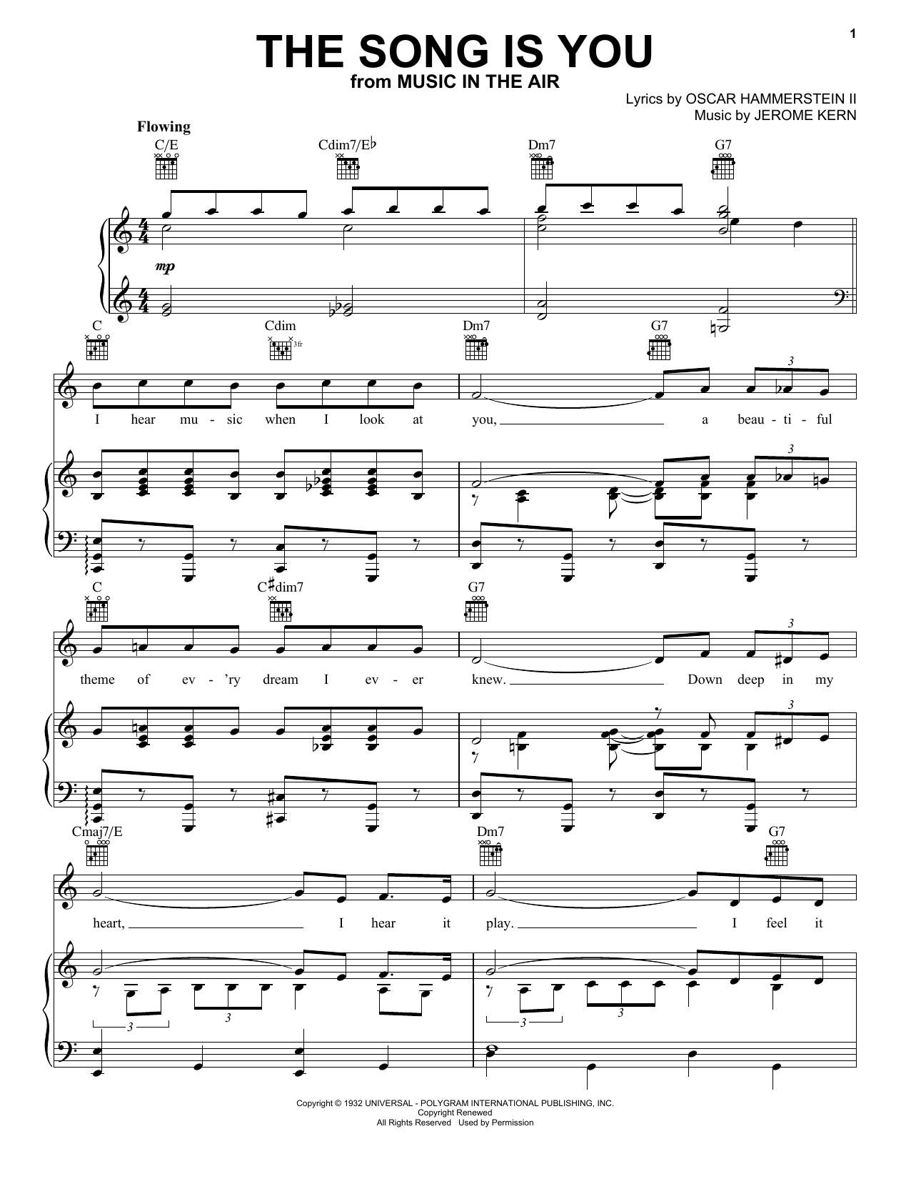 Download Frank Sinatra The Song Is You Sheet Music and learn how to play Guitar Tab PDF digital score in minutes
