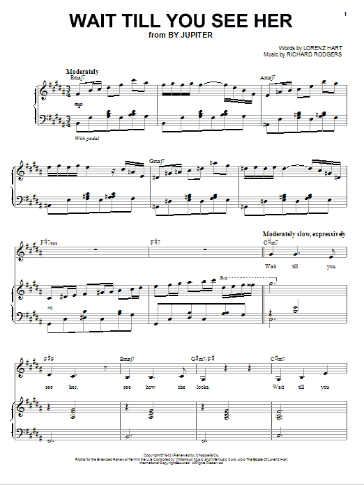 Download Frank Sinatra Wait Till You See Her Sheet Music and learn how to play Piano & Vocal PDF digital score in minutes