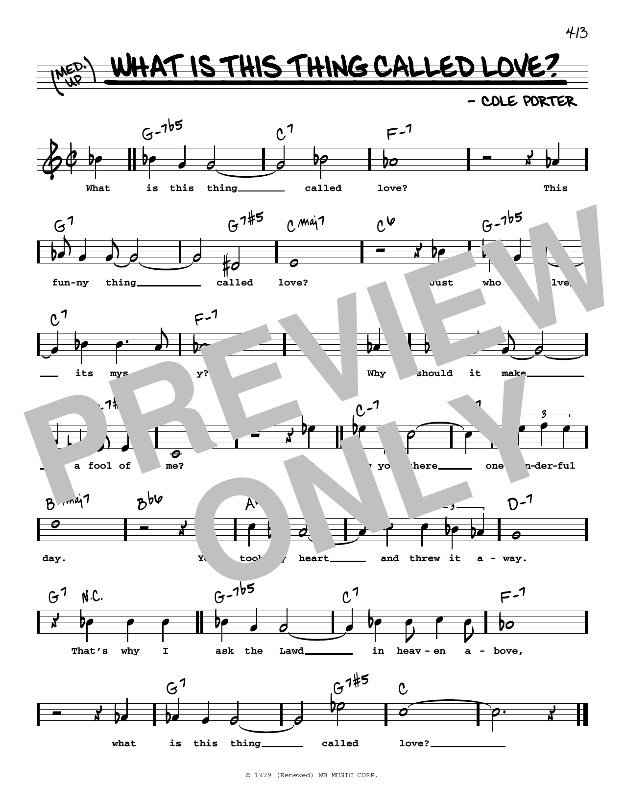 Download Frank Sinatra What Is This Thing Called Love? (High Voice) (from Wake Up And Dream) Sheet Music and learn how to play Real Book – Melody, Lyrics & Chords PDF digital score in minutes