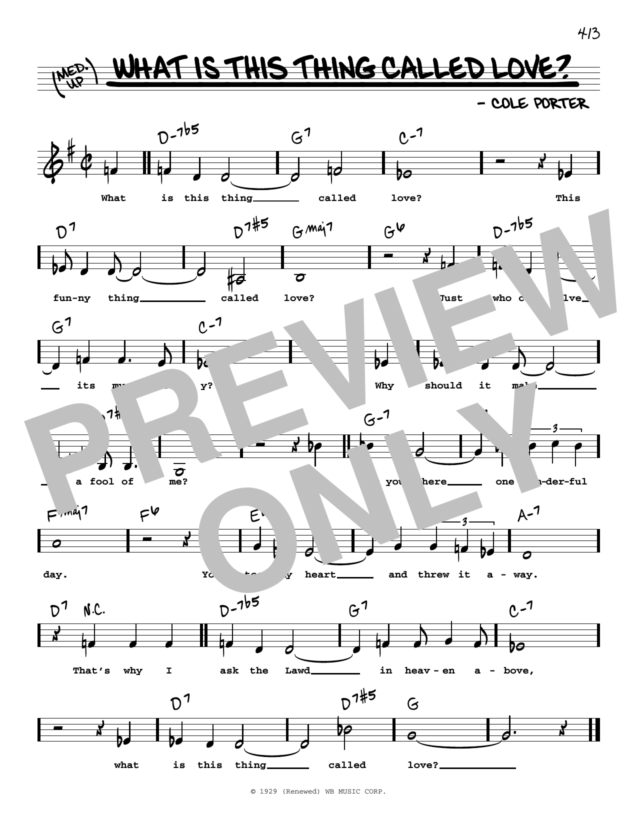 Download Frank Sinatra What Is This Thing Called Love? (Low Voice) Sheet Music and learn how to play Real Book – Melody, Lyrics & Chords PDF digital score in minutes