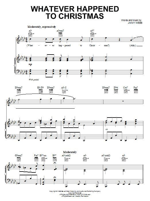 Download Frank Sinatra Whatever Happened To Christmas Sheet Music and learn how to play Easy Piano PDF digital score in minutes