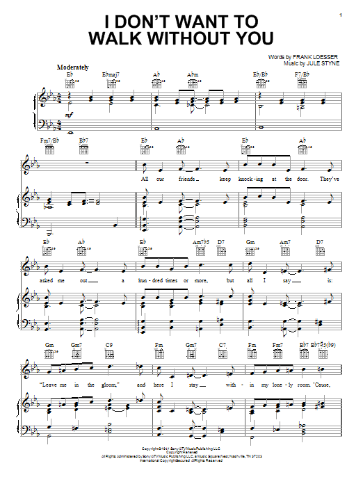 Download Frank Loesser Sheet Music and learn how to play Piano, Vocal & Guitar (Right-Hand Melody) PDF score in minutes