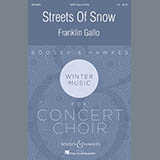 Download or print Franklin Gallo Streets Of Snow Sheet Music Printable PDF -page score for Concert / arranged SATB SKU: 175656.