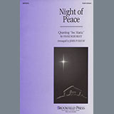 Download or print Franz Schubert Night Of Peace (arr. John Purifoy) Sheet Music Printable PDF -page score for Sacred / arranged SATB Choir SKU: 415673.