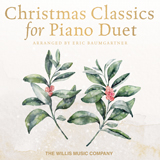 Download or print Franz X. Grüber Silent Night (arr. Eric Baumgartner) Sheet Music Printable PDF -page score for Christmas / arranged Piano Duet SKU: 502428.