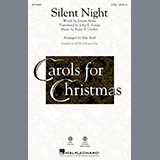 Download or print Franz X. Gruber Silent Night (arr. Mac Huff) Sheet Music Printable PDF -page score for Holiday / arranged 2-Part Choir SKU: 1183272.