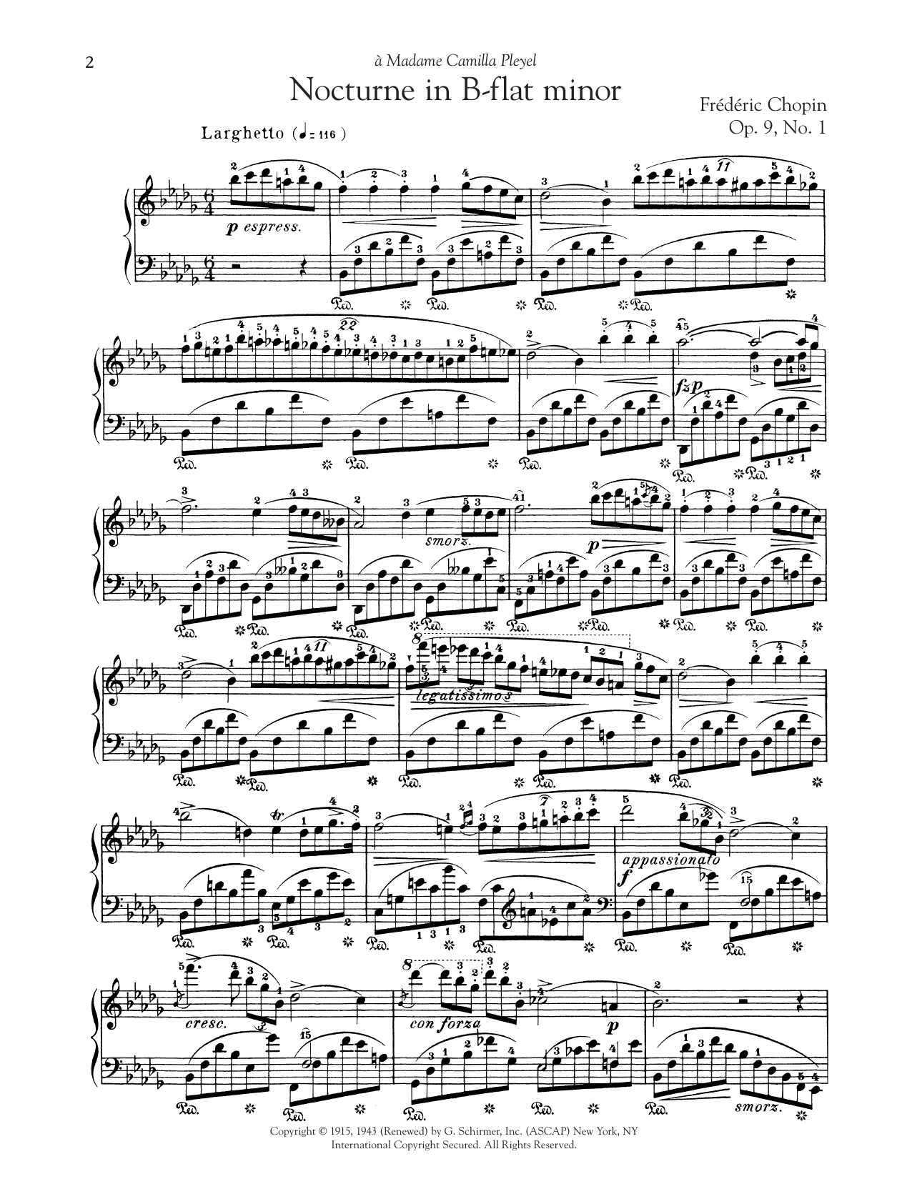 Download Frédéric Chopin Nocturne, Op. 9, No. 1 Sheet Music and learn how to play Piano Solo PDF digital score in minutes