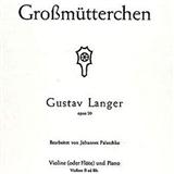 Download or print G. Langer Grossmutterchen Sheet Music Printable PDF -page score for Traditional / arranged Piano, Vocal & Guitar (Right-Hand Melody) SKU: 69219.