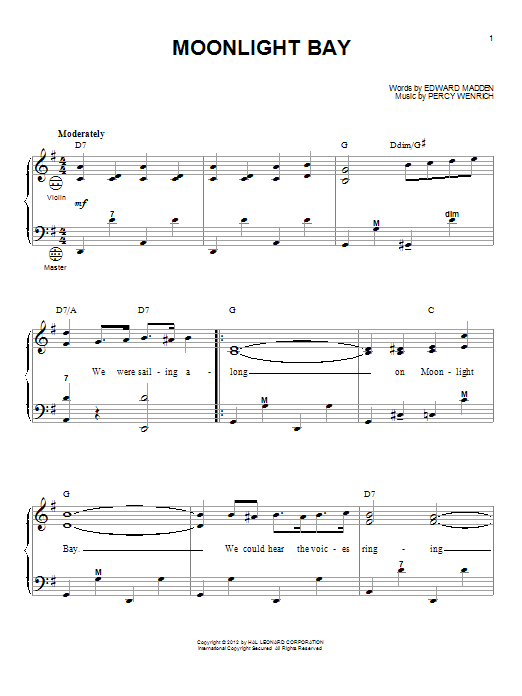 Download Gary Meisner Moonlight Bay Sheet Music and learn how to play Accordion PDF digital score in minutes