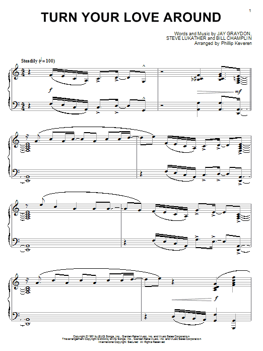 Download George Benson Turn Your Love Around Sheet Music and learn how to play Piano PDF digital score in minutes